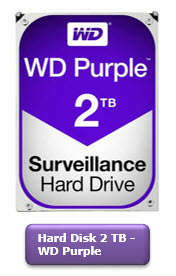 Hard Disk 2 TB WD Purple